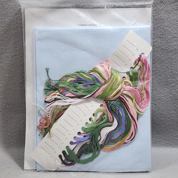 Hummer Heaven by Don Kent Cross Stitch Kit #101 NIP Country Cross Stitch - Picture 4 of 5